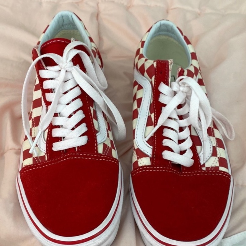 Red Checkered Old Skool Vans